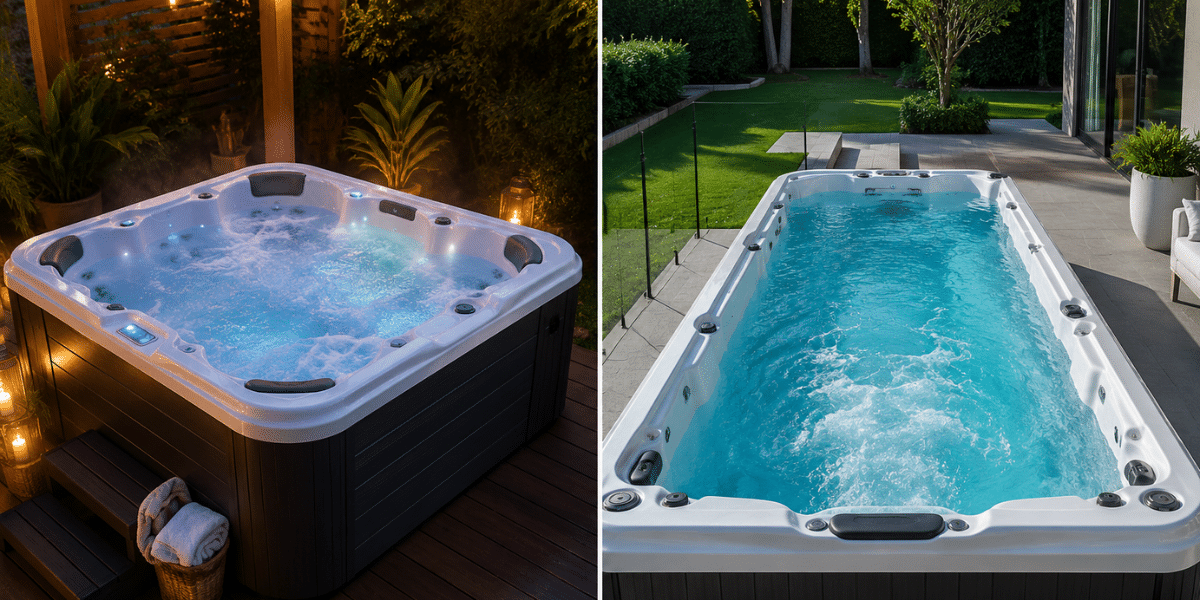 Hot tubs vs swim spa