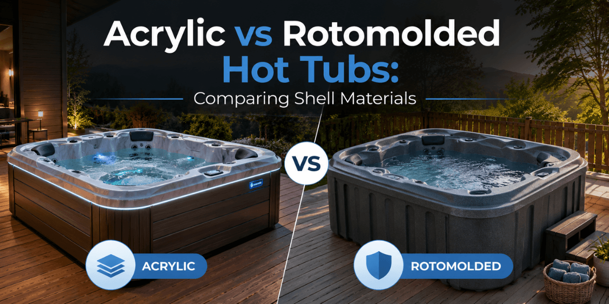 Acrylic vs Rotomolded Hot Tubs Comparing Shell Materials